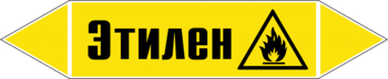 Маркировка трубопровода "этилен" (пленка, 252х52 мм) - Маркировка трубопроводов - Маркировки трубопроводов "ГАЗ" - магазин "Охрана труда и Техника безопасности"